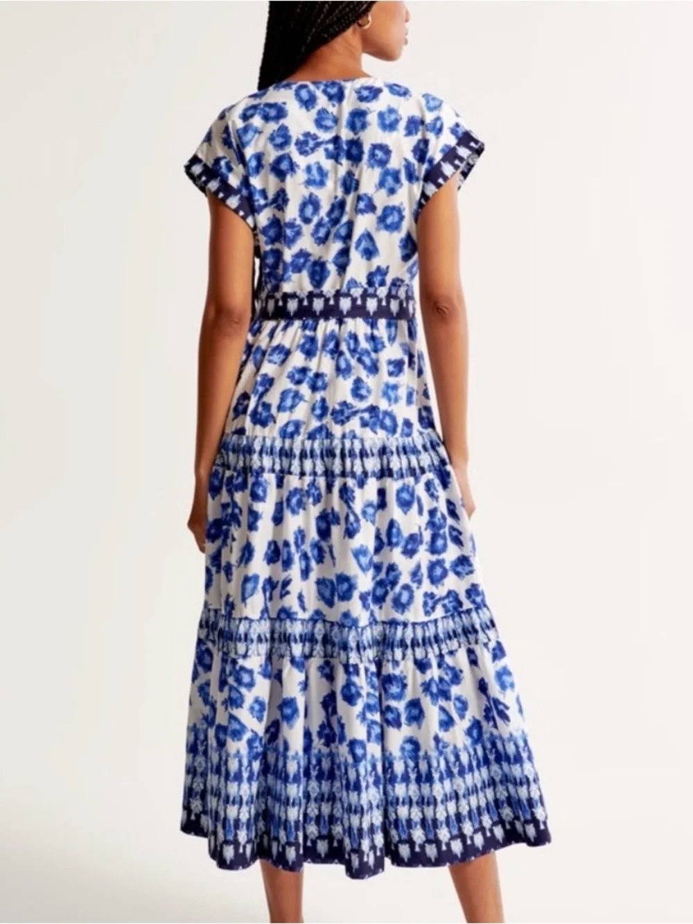 A&F Tiered Floral Maxi